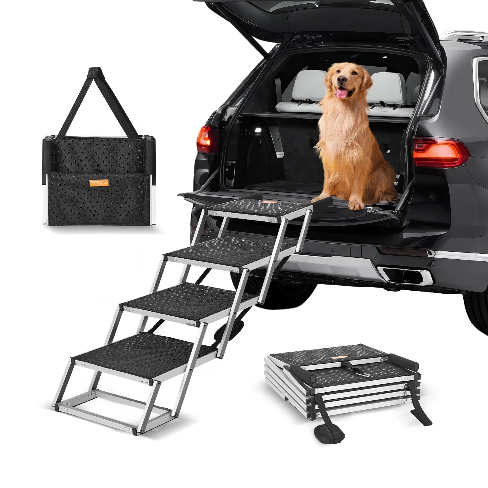 Folding Dog Stair for Cars