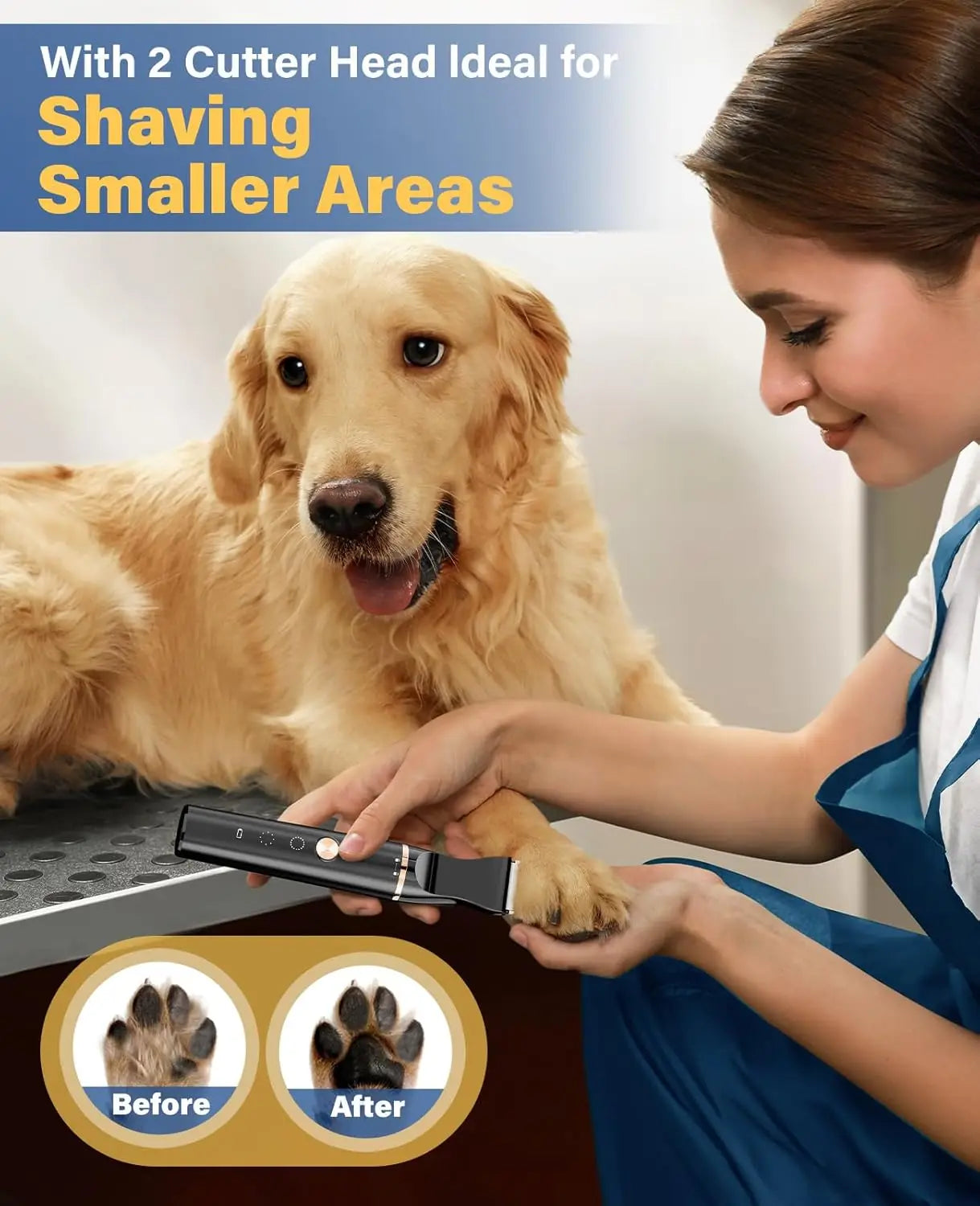 Low Noise Cordless Dog Clippers