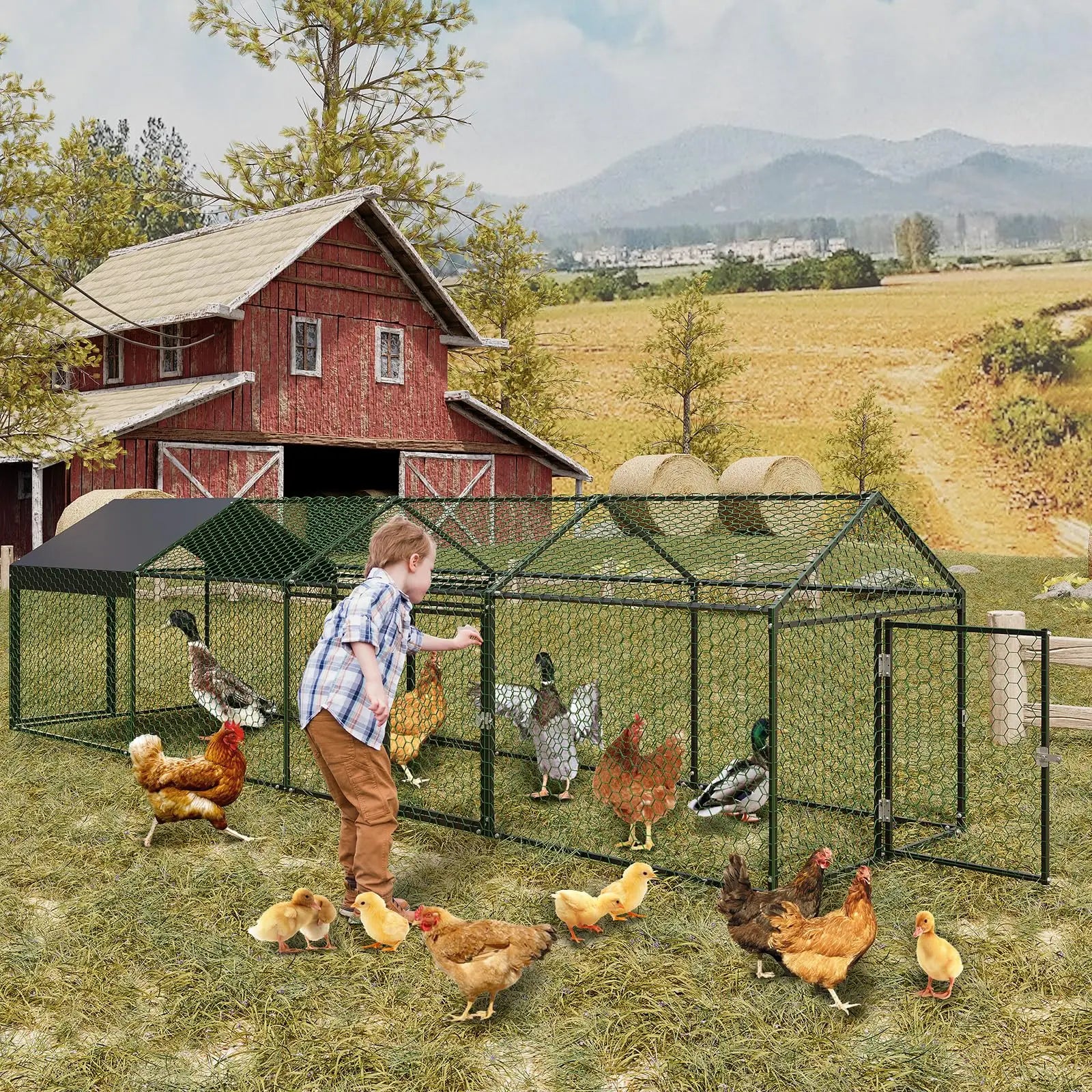 Metal Chicken Coop Heavy Duty