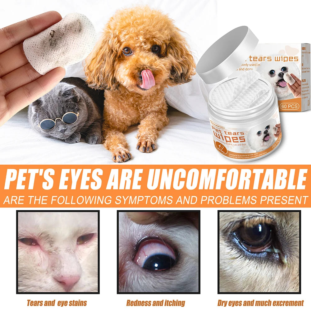 Cleaning Wipes Ear/Eye Stain
