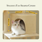 Height Adjustable Tall Cat Tower