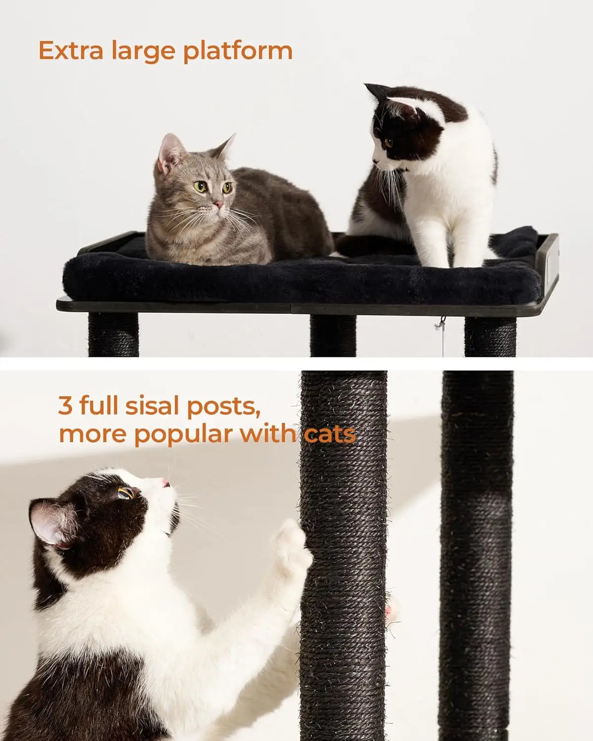 26.7" Cat Tree Tower Condo