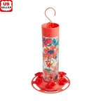 Glass Hummingbird Feeder