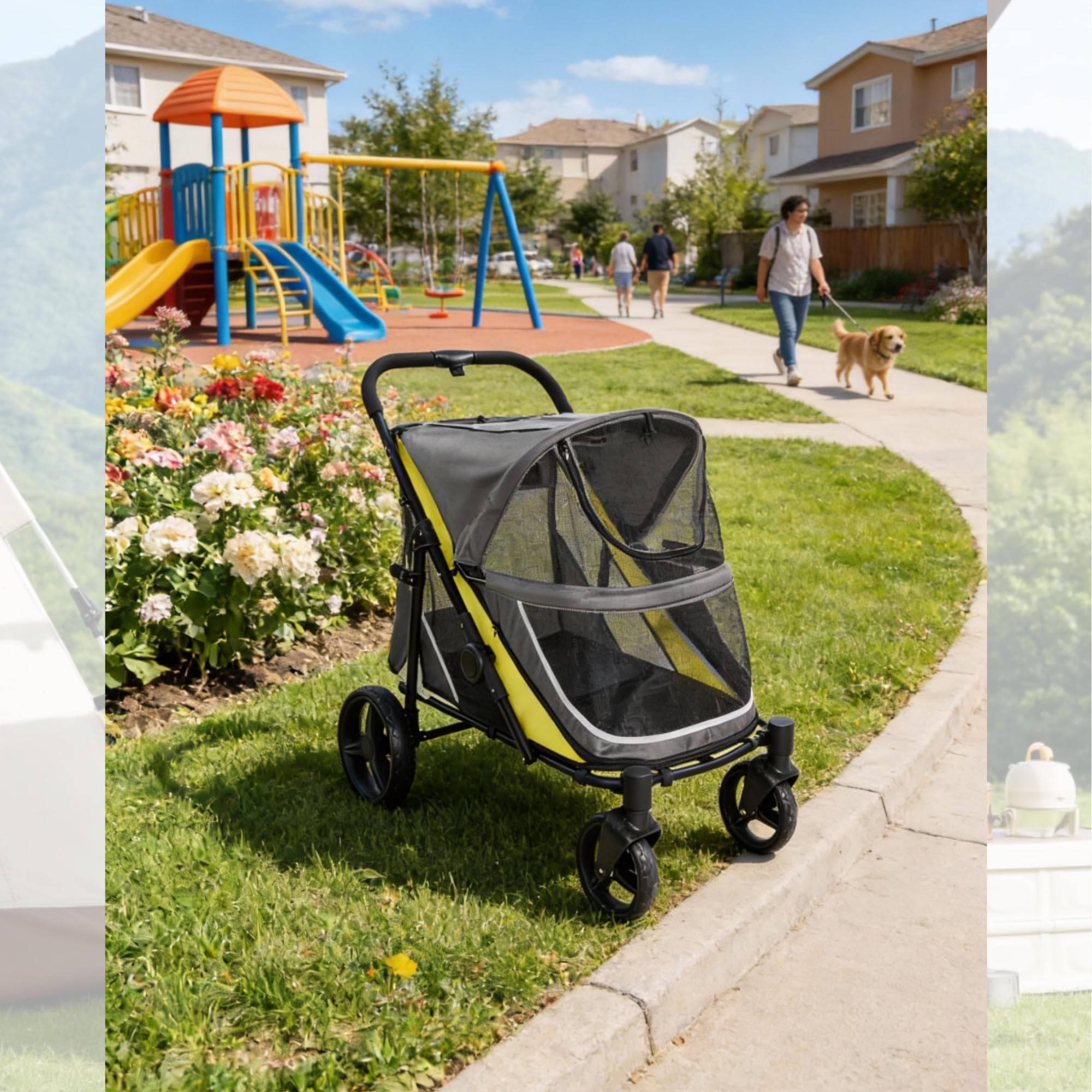 Stroller for L/M Dogs