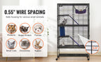 64.6" Rolling Metal Ferret Cage