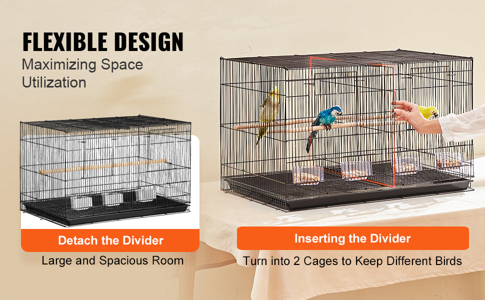 30In Flight Bird Cage, Stackable