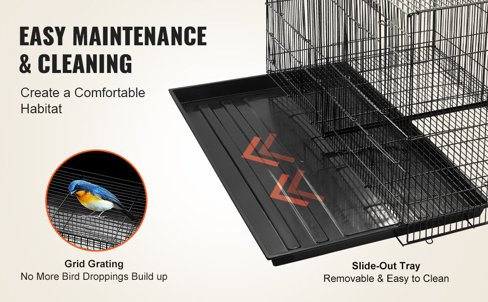 30In Flight Bird Cage, Stackable