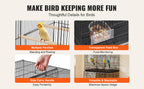 30In Flight Bird Cage, Stackable