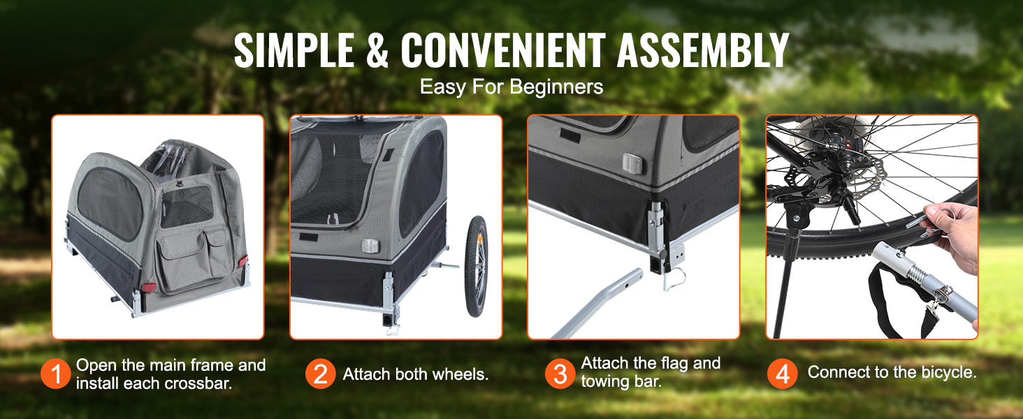Trailer Cart Bicycle Carrier